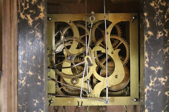 A Black Forest walnut cuckoo clock